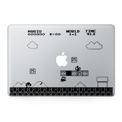 Super Mario World Macbook Decal